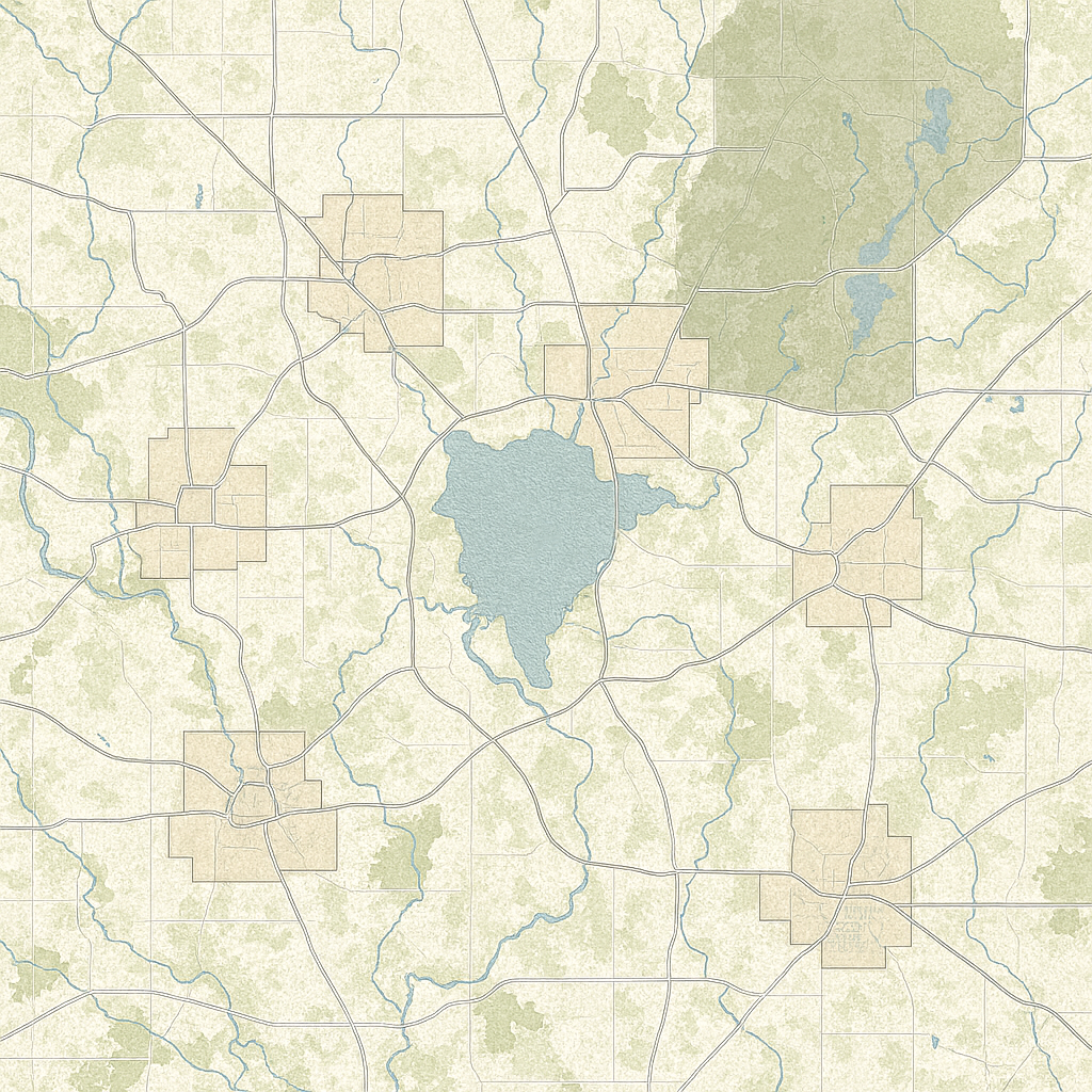 Silver Lake County map